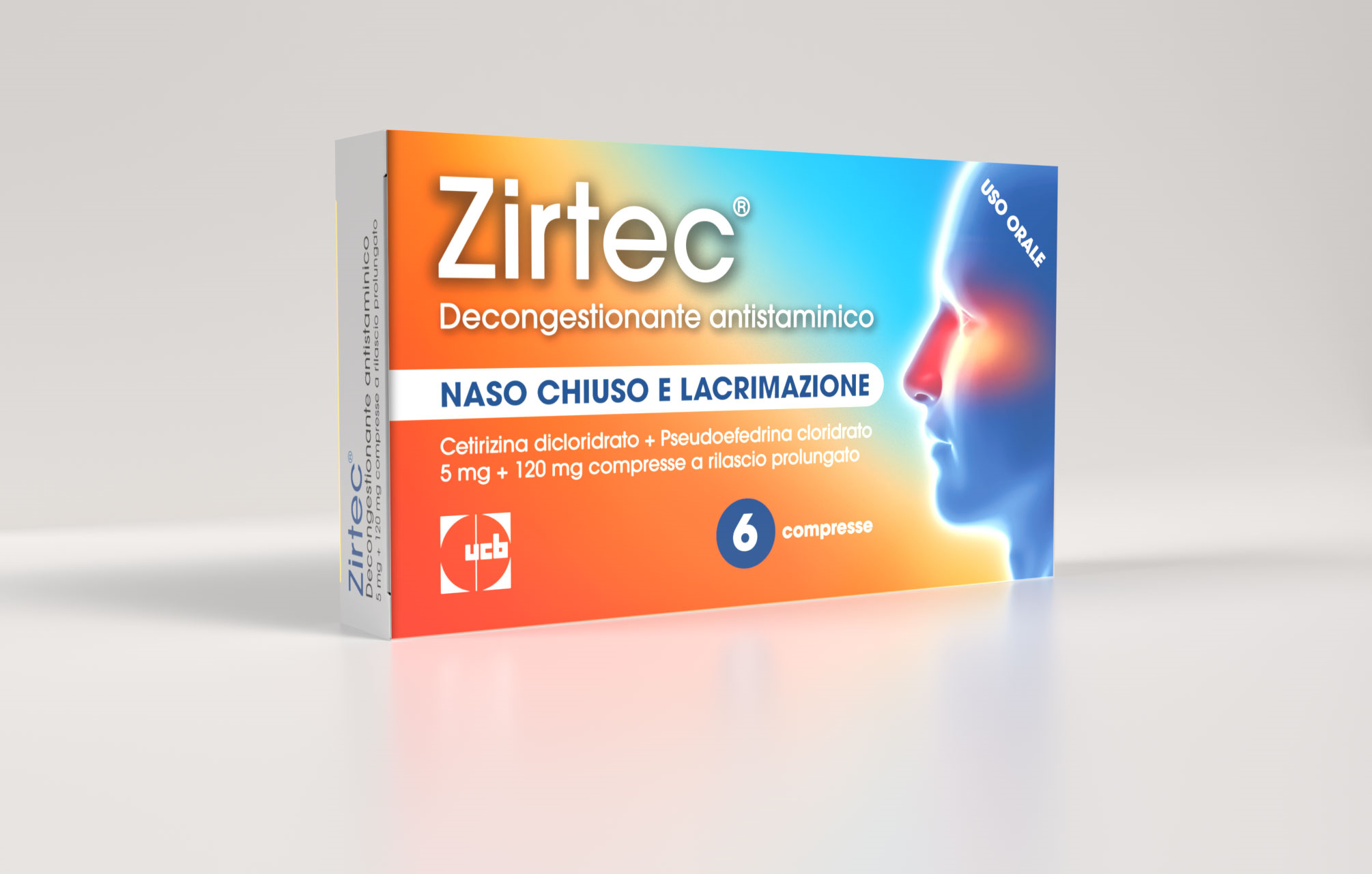 ZIRTEC DECONG ANT*6CPR 5+120MG - latuafarmacia.org