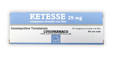 KETESSE*20CPR RIV 25MG - latuafarmacia.org
