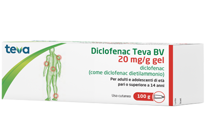 DICLOFENAC TEVA*GEL100G 20MG/G - latuafarmacia.org