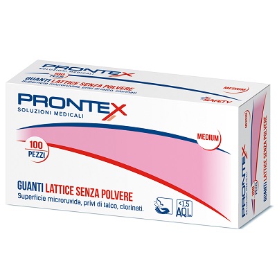 PRONTEX GUANTO IN LATTICE SENZA POLVERE GRANDE 100 PEZZI - latuafarmacia.org