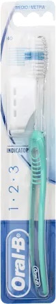 ORALB 123 INDICATOR SPAZZOLINO MANUALE SETOLE 40 MEDIE - latuafarmacia.org