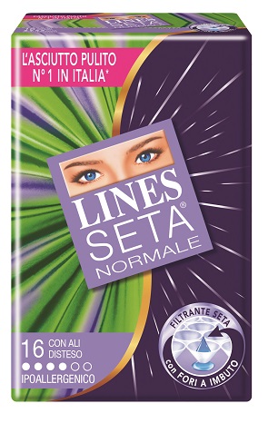 LINES SETA NORMALE CON ALI X 16 - latuafarmacia.org