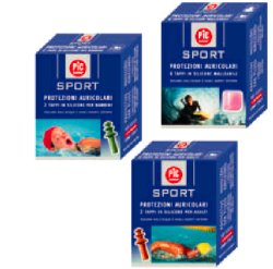 TAPPO AURICOLARE IN SILICONE PIC SPORT PER BAMBINI 2 PEZZI - latuafarmacia.org