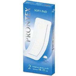 GARZA COMPRESSA PRONTEX SOFT PAD 10X25 CM 2 PEZZI - latuafarmacia.org