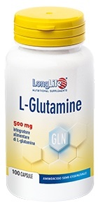 LONGLIFE L-GLUTAMINE 100 CAPSULE DI GELATINA DA 620 MG - latuafarmacia.org