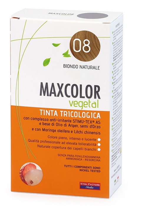 MAX COLOR VEGETAL 08 TINTURA 140 ML - latuafarmacia.org