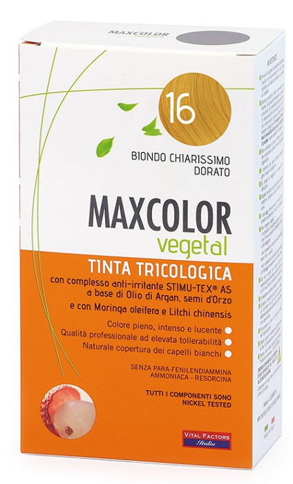 MAX COLOR VEGETAL 16 TINTURA 140 ML - latuafarmacia.org
