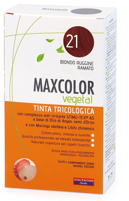MAX COLOR VEGETAL 21 TINTURA 140 ML - latuafarmacia.org