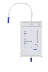SACCA DI DRENAGGIO GAMBA PER INCONTINENZA TUBO 10 CM 10 PEZZI - latuafarmacia.org