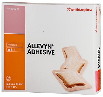 MEDICAZIONE IDROCELLULARE STERILE ALTAMENTE ASSORBENTE ADESIVA IN SCHIUMA DI POLIURETANO 12,5X12,5CM 10 PEZZI - latuafarmacia.org