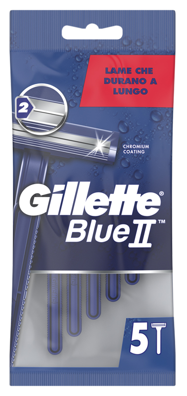 RASOIO GILLETTE BLUE II STANDARD 6 X 20 X 5 - latuafarmacia.org