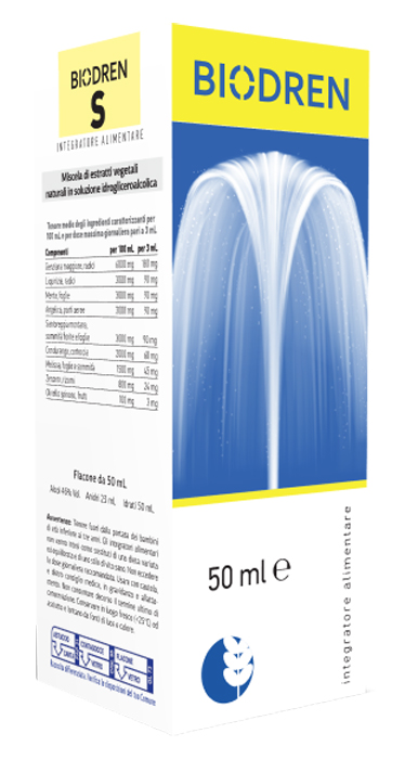 BIODREN S SOLUZIONE IDROALCOLICA 50 ML - latuafarmacia.org