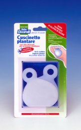CUSCINETTO PLANTARE REALIZZATO IN GEL DI SILICONE BIANCO SEMITRASPARENTE SAGOMATO PER AMMORTIZZARE E PROTEGGERE PRESSIONE E SFREGAMENTI SOTTO LA PIANTA DEI PIEDI 2 PEZZI - latuafarmacia.org
