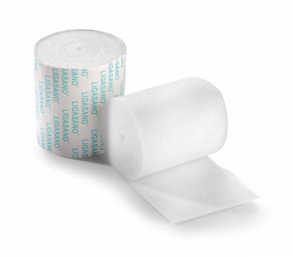 MEDICAZIONE LIGASANO ASSORBENTE IN POLIURETANO NON STERILE STRUTTURA A NIDO D'APE 300X10CM ALTEZZA 3MM 6 PEZZI - latuafarmacia.org