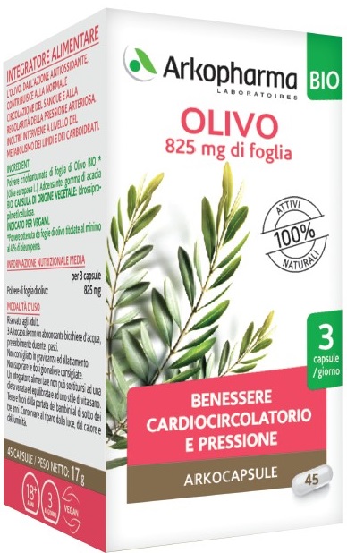 ARKO CAPSULE OLIVO BIO 45 CAPSULE - latuafarmacia.org