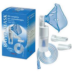 KIT COMPLETO PRONTEX RAPID MASK PER AEROSOLTERAPIA CON AMPOLLA PLASTICA +MASCHERA PER ADULTI +TUBO PRESSIONE +ACCESSORIO NASALE +BOCCHERUOLA - latuafarmacia.org