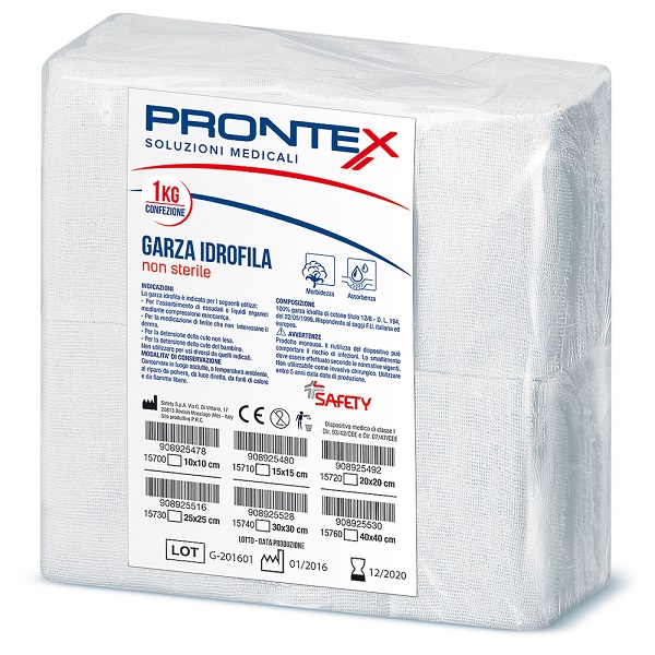 PRONTEX GARZA 20X20CM 1KG - latuafarmacia.org