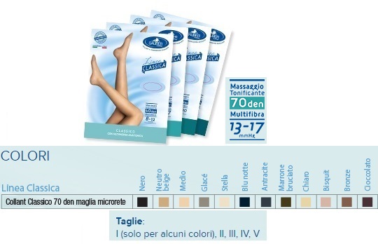 SAUBER COLLANT 70 DENARI MAGLIA MICRORETE MEDIO 2 LINEA CLASSICA - latuafarmacia.org