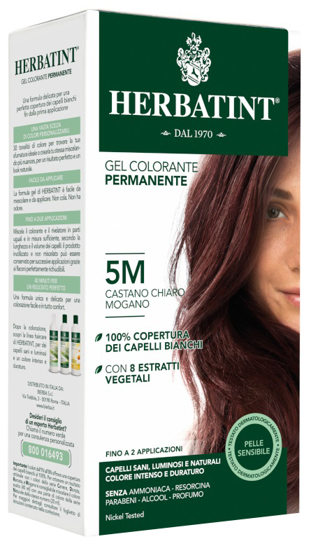 HERBATINT 5M CASTANO CHIARO MOGANO 150 ML - latuafarmacia.org