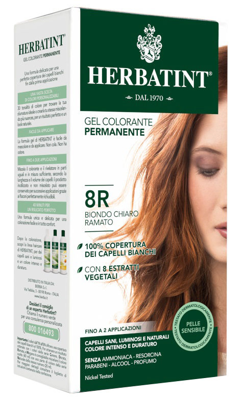 HERBATINT 8R BIONDO CHIARO RAMATO 150 ML - latuafarmacia.org