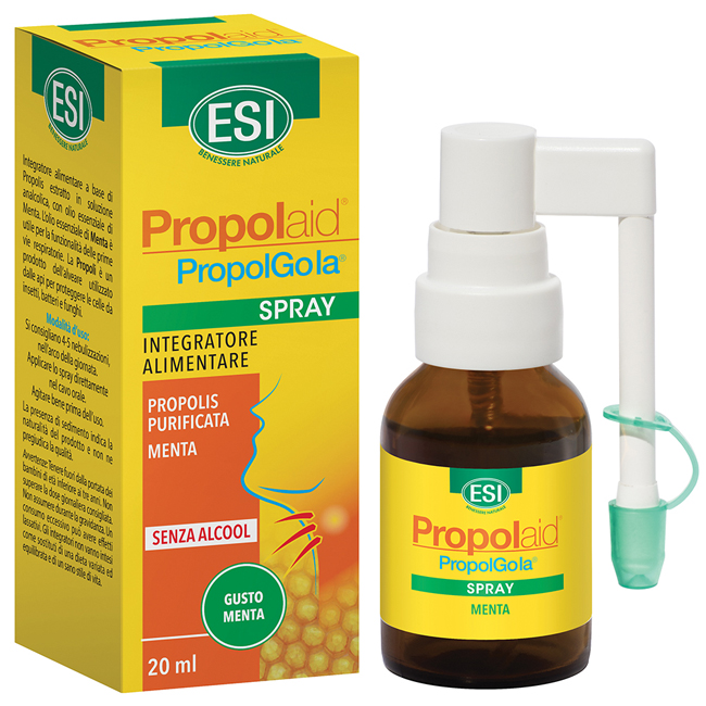 ESI PROPOLAID SPRAY GOLA ANALCOLICO MENTA 20 ML - latuafarmacia.org
