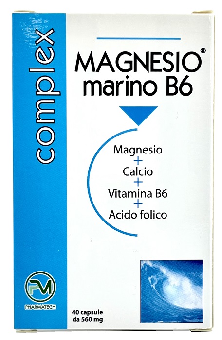 MAGNESIO MARINO B6 40 CAPSULE - latuafarmacia.org