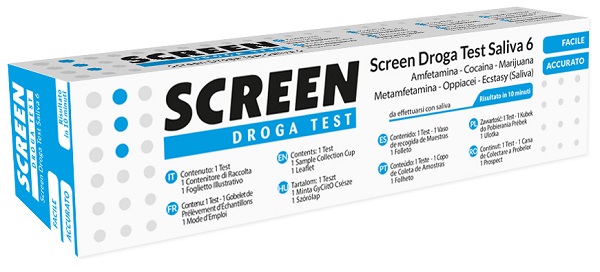 SCREEN DROGA TEST SALIVA 6 DROGHE - latuafarmacia.org