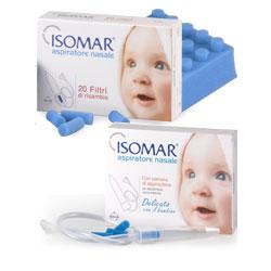 FILTRO RICAMBIO ASPIRATORE NASALE ISOMAR 20 PEZZI - latuafarmacia.org