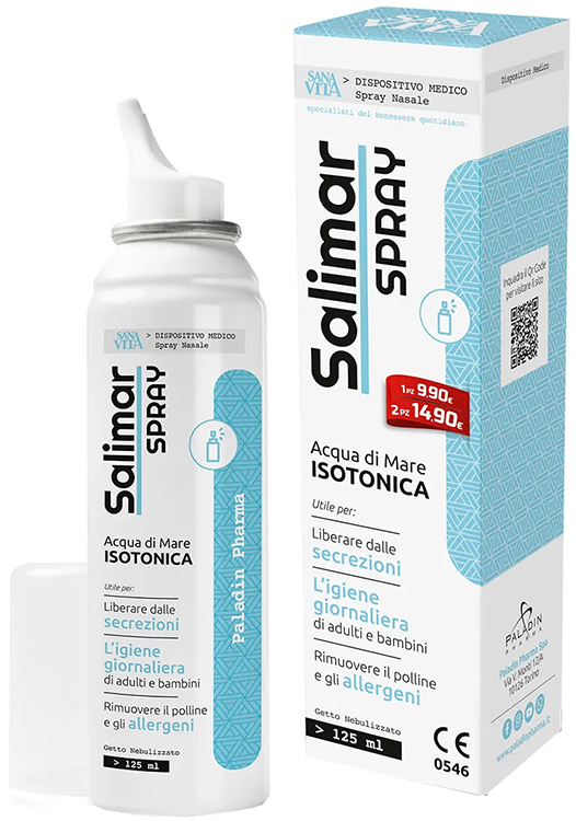 SANAVITA SALIMAR SPRAY NASALE NEW 125 ML - latuafarmacia.org