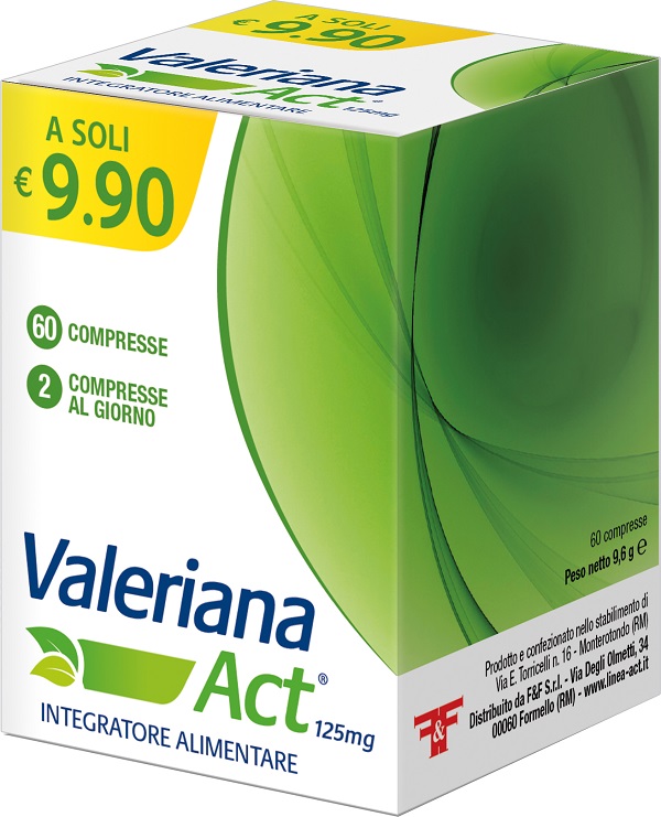 VALERIANA ACT 60 COMPRESSE - latuafarmacia.org