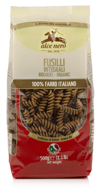 FUSILLI 100% FARRO INTEGRALE BIO 500 G - latuafarmacia.org
