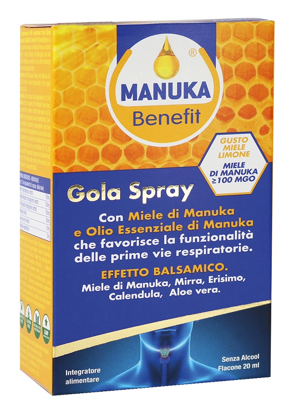 MANUKA BENEFIT GOLA SPRAY 20 ML - latuafarmacia.org