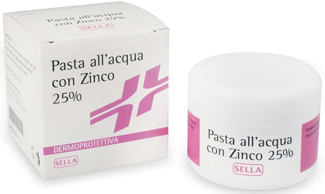 PASTA ACQUA CON ZINCO 25% 100 G - latuafarmacia.org