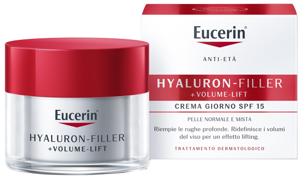 EUCERIN HYALURON FILLER VOLUME GIORNO PELLE NORMALE MISTA 50 ML - latuafarmacia.org
