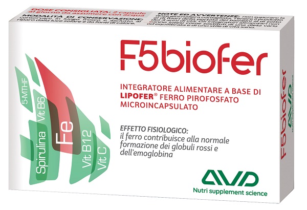 F5 BIOFER 30 CAPSULE BLISTER 14,8 G - latuafarmacia.org