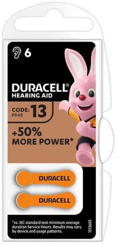DURACELL EASY TAB 13 ARANCIO BATTERIA PER APPARECCHIO ACUSTICO - latuafarmacia.org