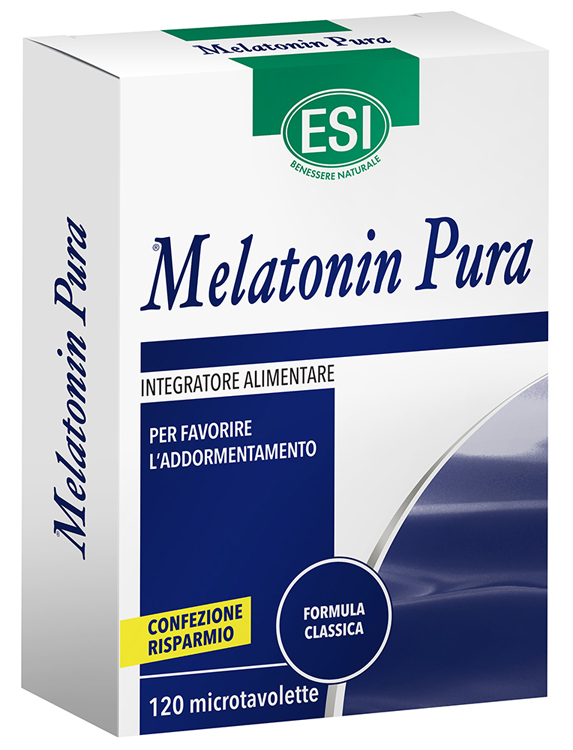 ESI MELATONIN PURA 120 MICROTAVOLETTE - latuafarmacia.org