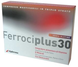 FERROCIPLUS 30 24 COMPRESSE MASTICABILI - latuafarmacia.org