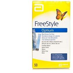STRISCE MISURAZIONE GLICEMIA FREESTYLE OPTIUM TEST STRIPS 50 PEZZI SENZA CALIBRAZIONE - latuafarmacia.org