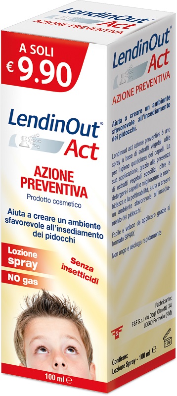 LENDINOUT ACT AZIONE PREVENTIVA SPRAY 100 ML - latuafarmacia.org