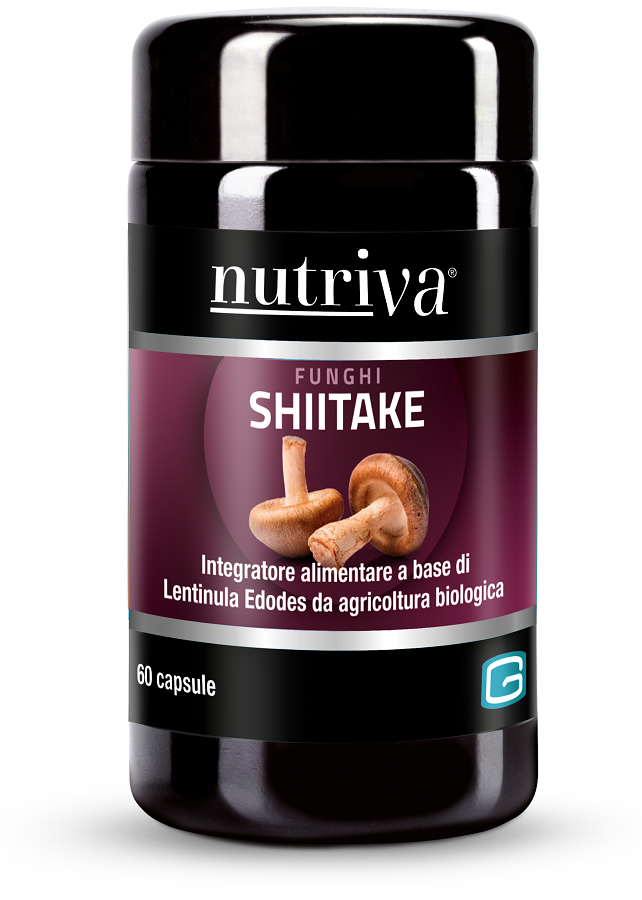NUTRIVA SHIITAKE BIO 60 CAPSULE - latuafarmacia.org