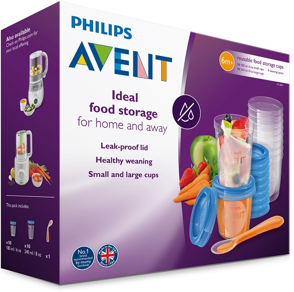 AVENT SET 10 VASETTI CONSERVALATTE 180ML + 10 VASETTI CONSERVALATTE 240ML + 20 COPERCHI + CUCCHIAINO - latuafarmacia.org