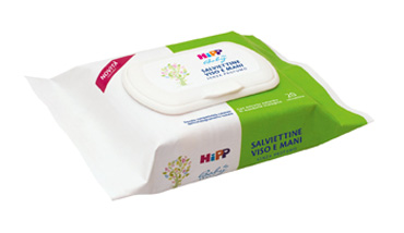 HIPP SALVIETTINE VISO&MANI 1X20 PEZZI - latuafarmacia.org