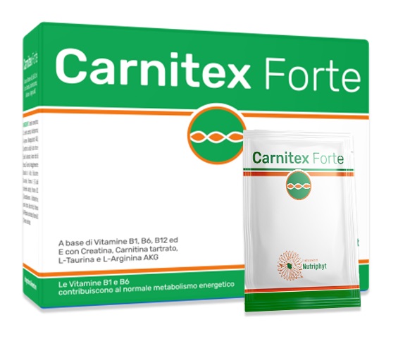 CARNITEX FORTE 20 BUSTINE 100 G - latuafarmacia.org