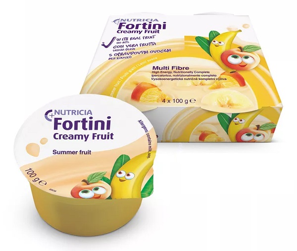 FORTINI CREAMY FRUIT MULTI FIBRE FRUTTI GIALLI 4X100 G - latuafarmacia.org