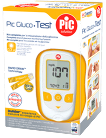 PIC GLUCOTEST KIT GLUCOMETRO - latuafarmacia.org