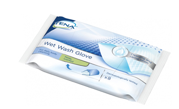 TENA WET WASH GLOVE GUANTO DETERGENTE UMIDIFICATO 8 PEZZI - latuafarmacia.org
