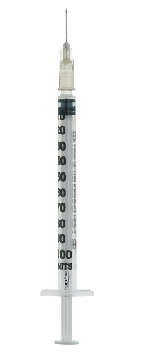 SIRINGA PER INSULINA EXTRAFINE 1ML 100 UI AGO REMOVIBILE 27 GAUGE 0,40X12 MM 1 PEZZO - latuafarmacia.org