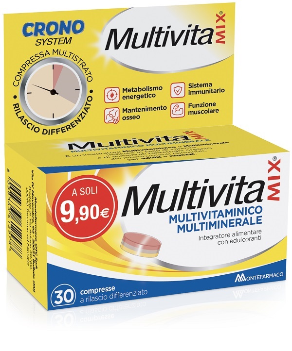 MULTIVITAMIX CRONO 30 COMPRESSE - latuafarmacia.org
