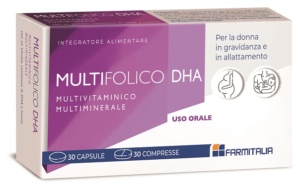 MULTIFOLICO DHA 30 CAPSULE + 30 COMPRESSE - latuafarmacia.org